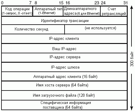 Заголовок DHCP