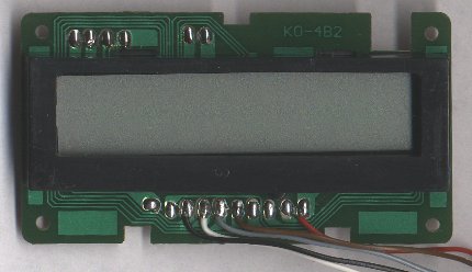 10-разрядный ЖКИ - модуль на основе контроллера HT1611